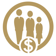 The gold Personal Banking Icon