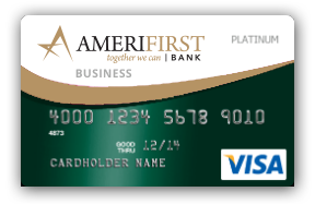 Amerifirst Bank Visa Credit Card Image